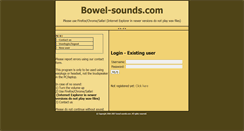 Desktop Screenshot of bowel-sounds.com